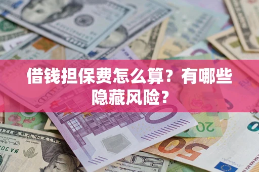 济南借钱担保费怎么算？有哪些隐藏风险？