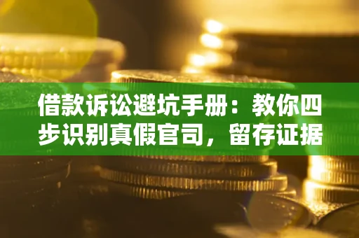 济南借款诉讼避坑手册：教你四步识别真假官司，留存证据不踩雷